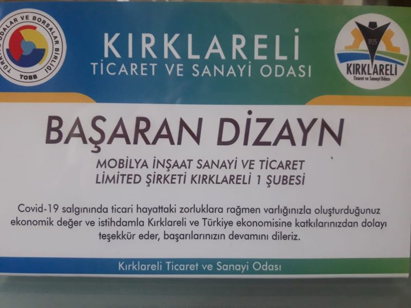 TEŞEKKÜR BELGESİ